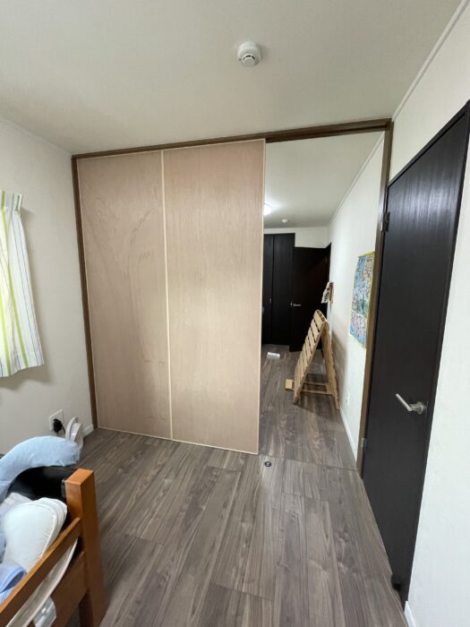 扉を使った間仕切り